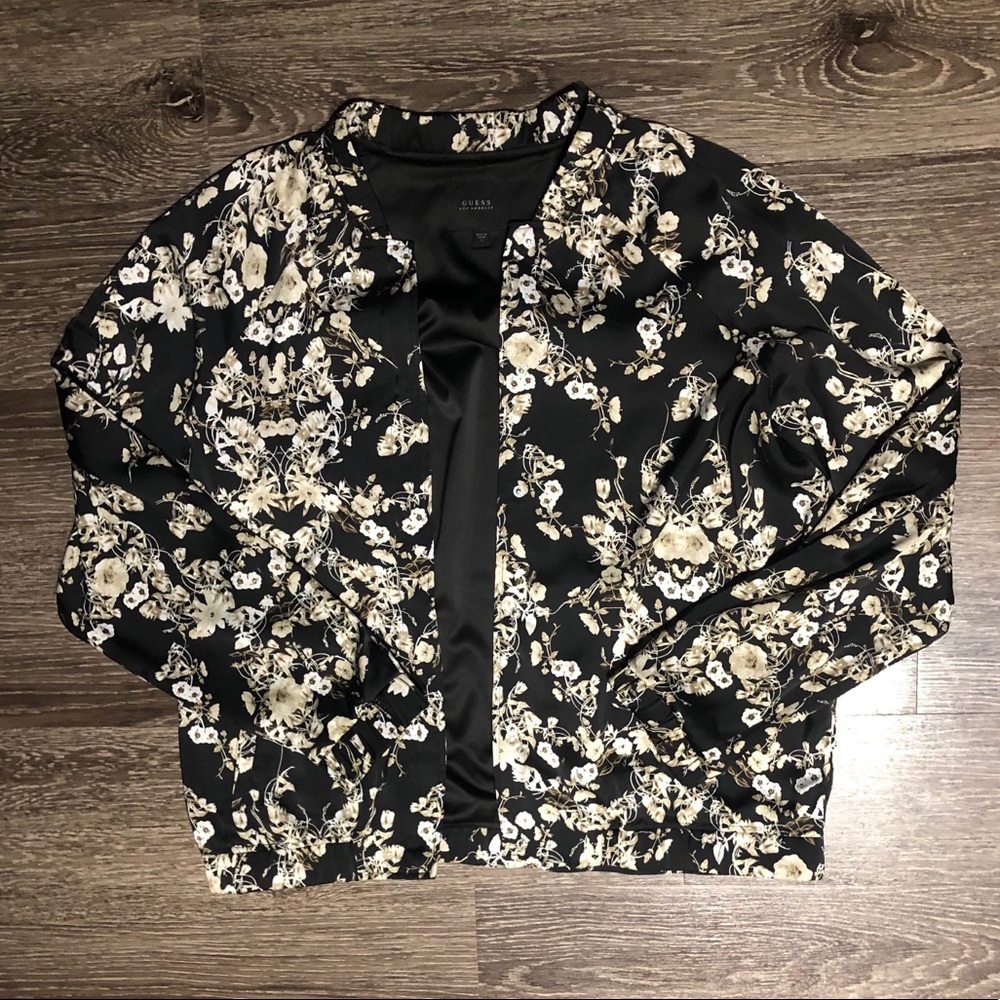 Guess satin bomber jacket